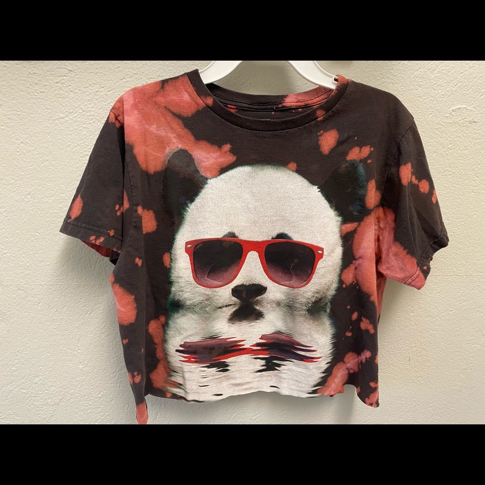 Tie Dye Cropped Vintage Inspired T shirt